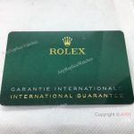 Original Rolex Green Warranty Card / NFC Card / Customizable